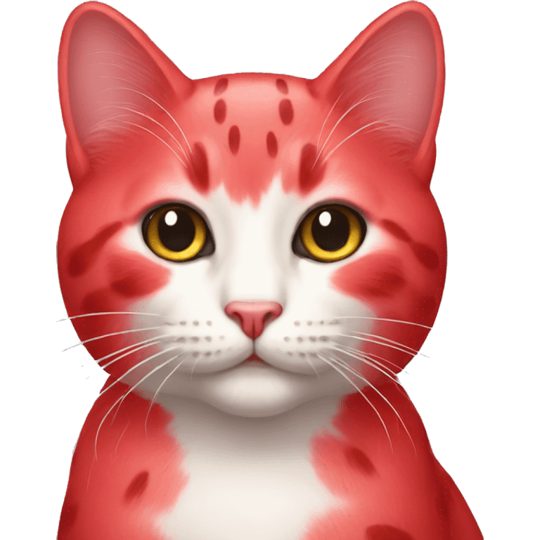 a strawberry cat emoji