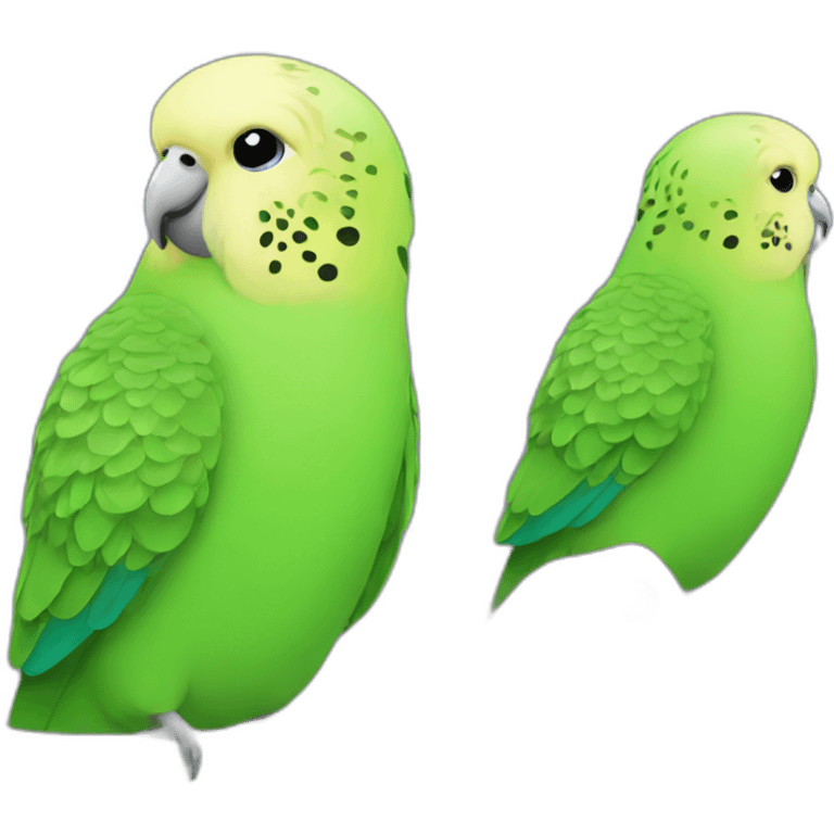 green budgie emoji