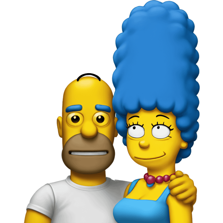 Homer and Marge Simpson emoji