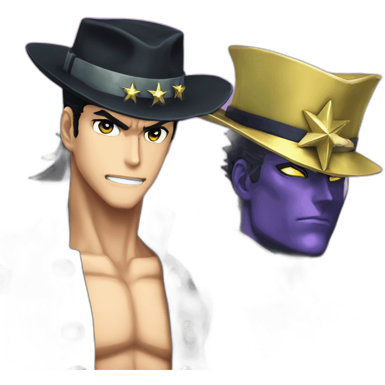 jotaro with star platinum emoji