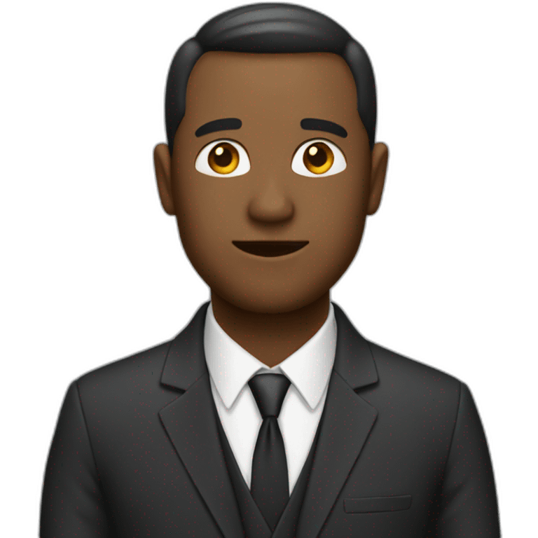 man with suit emoji