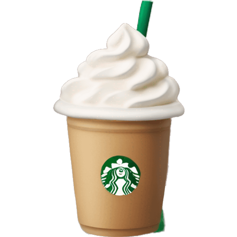 starbucks christmas drink with whipped cream emoji