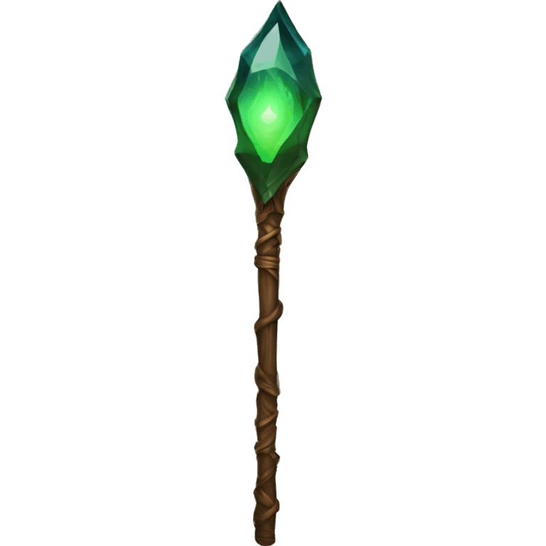 Wizzard wooden staff emoji