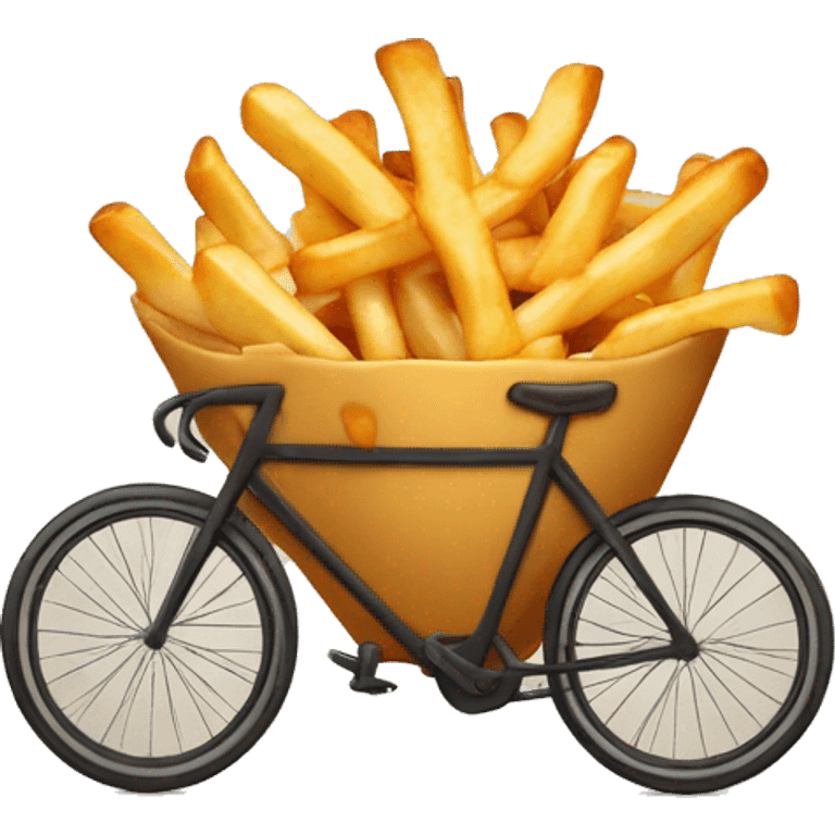 poutine à vélo emoji