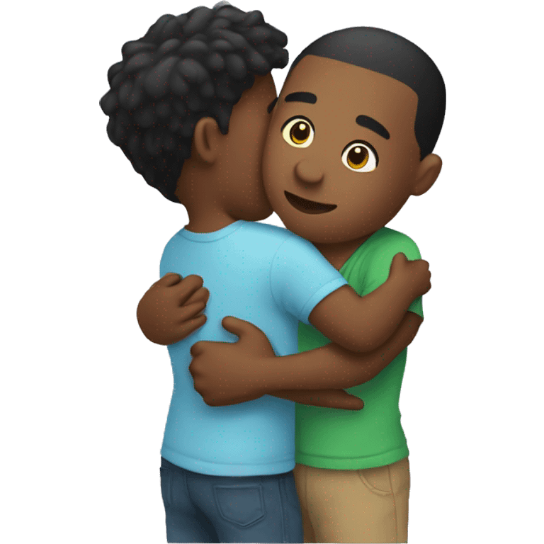 Brother-hugging emoji