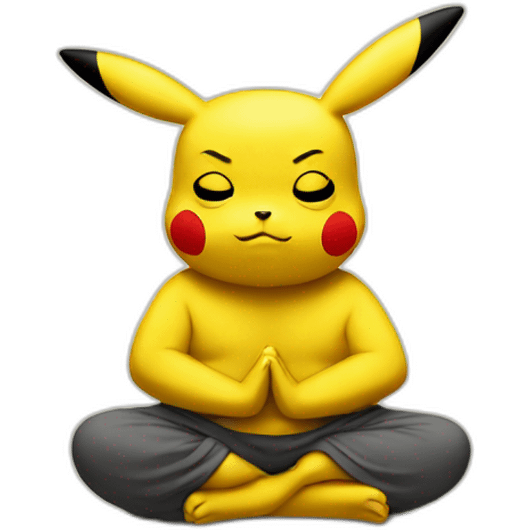 meditating-pikachu emoji