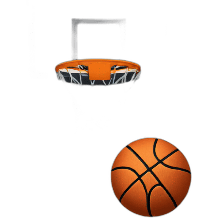 Basketball hoop emoji