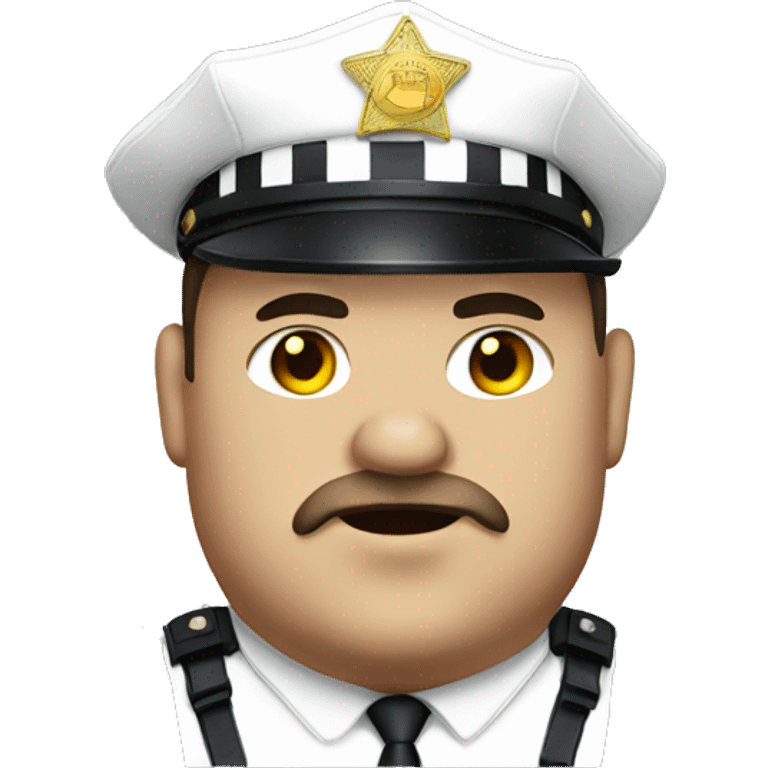 fat man as cop emoji