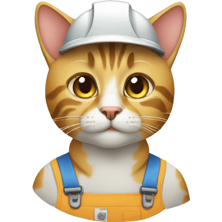 worker cat emoji