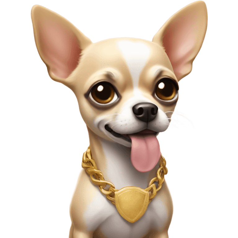 Cute chihuahua ruling the world  emoji