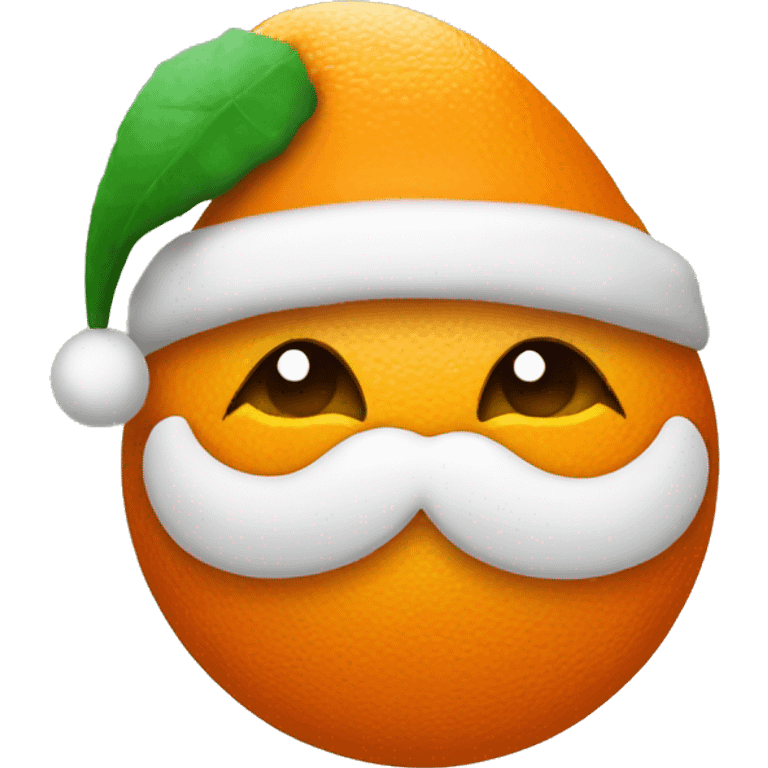 Orange and Christmas  emoji