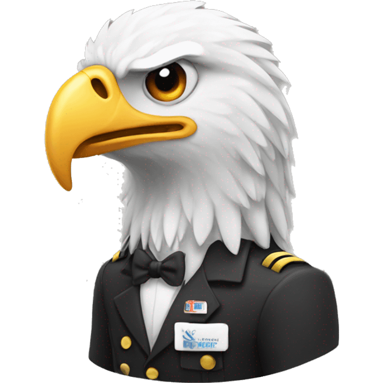 eagle with barber emoji