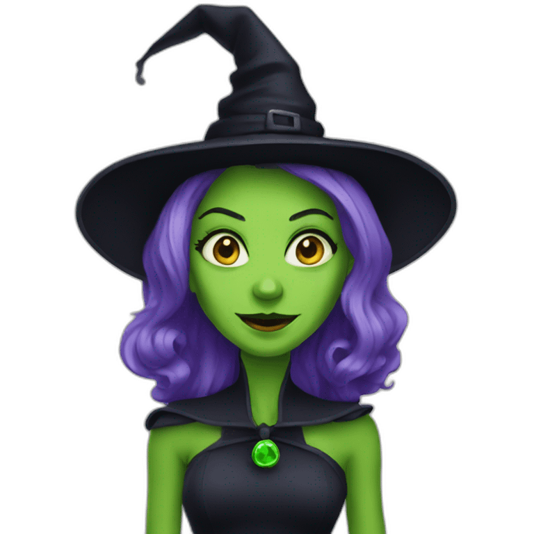 Wicked witch emoji