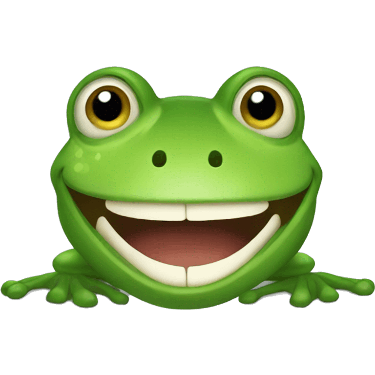 frog laugh,avatar emoji