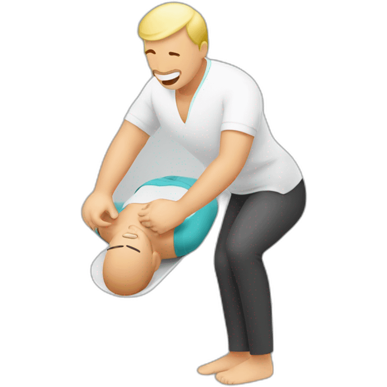 a-man-is-doing-a-massage emoji