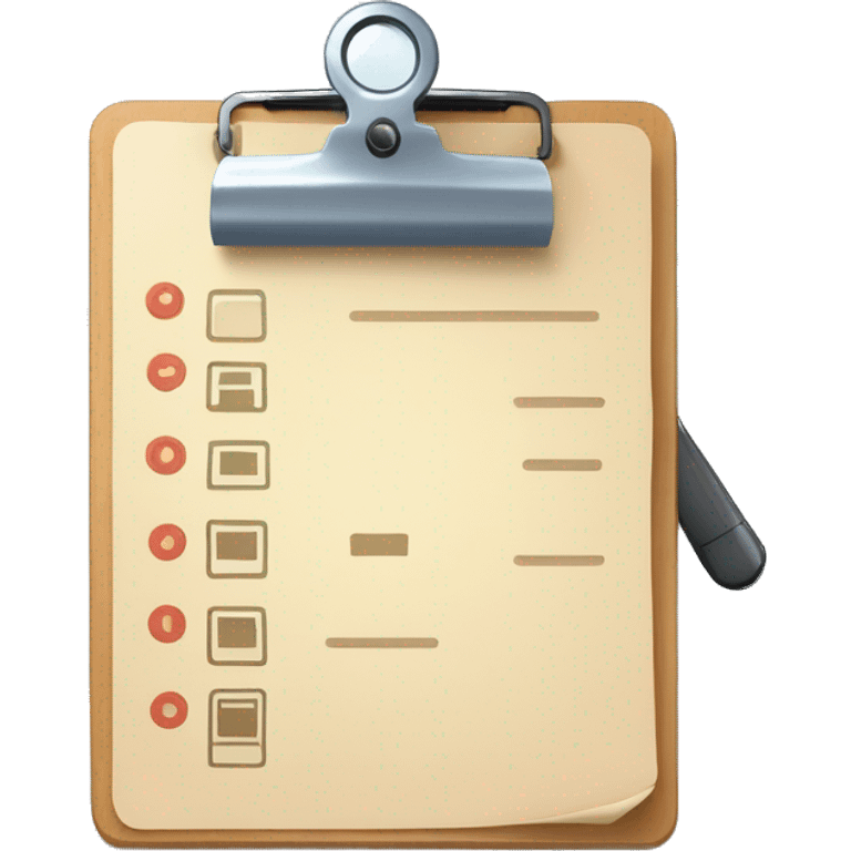 clipboard with a checklist (📋) combined with a magnifying glass (🔍), symbolizing the process of tracking and reviewing applicants efficiently emoji