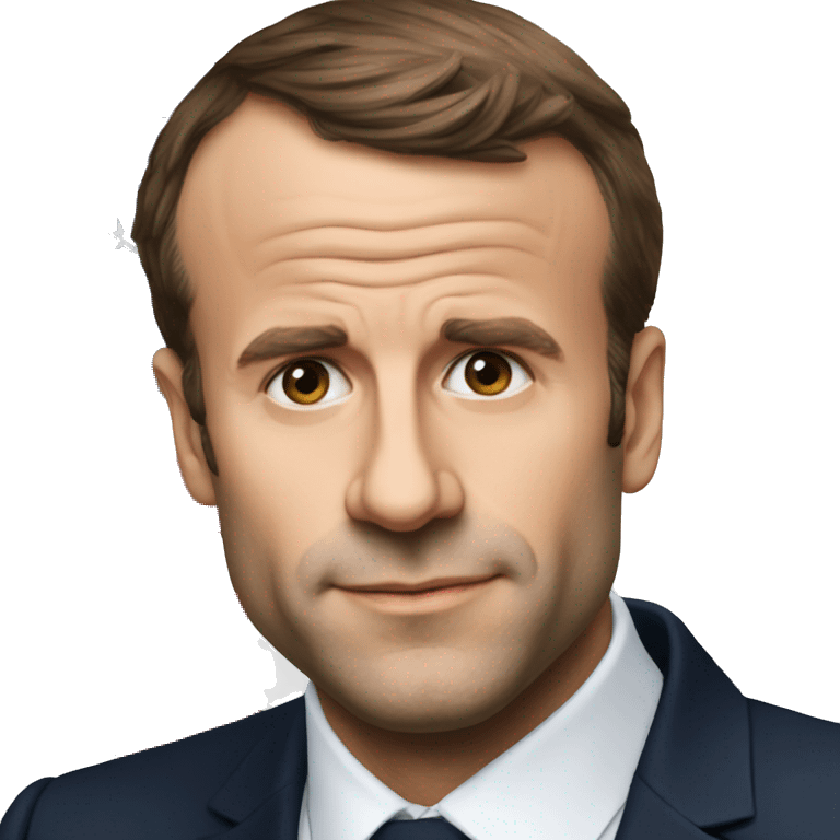 Macron d’une emoji