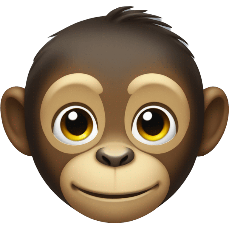 Rainbow monkey emoji