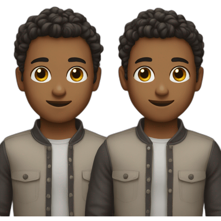 Twin brothers  emoji