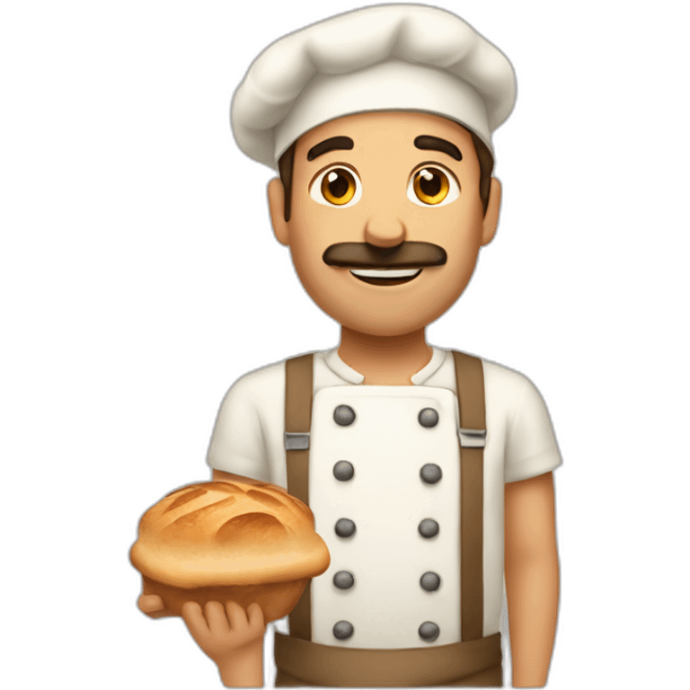 Sourdough baker emoji