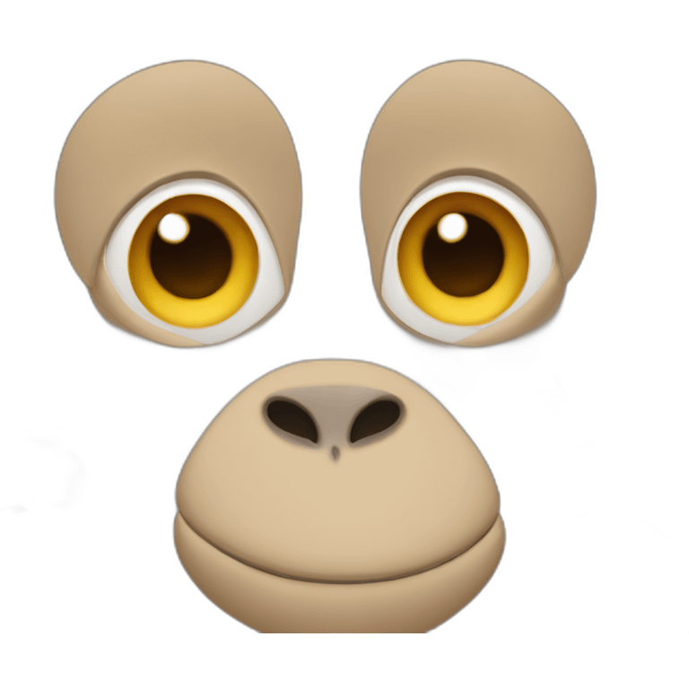 monkey with three heads emoji