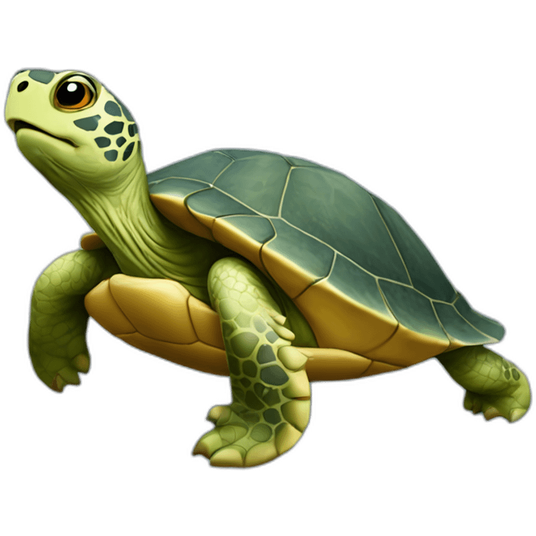 loutres une tortue emoji