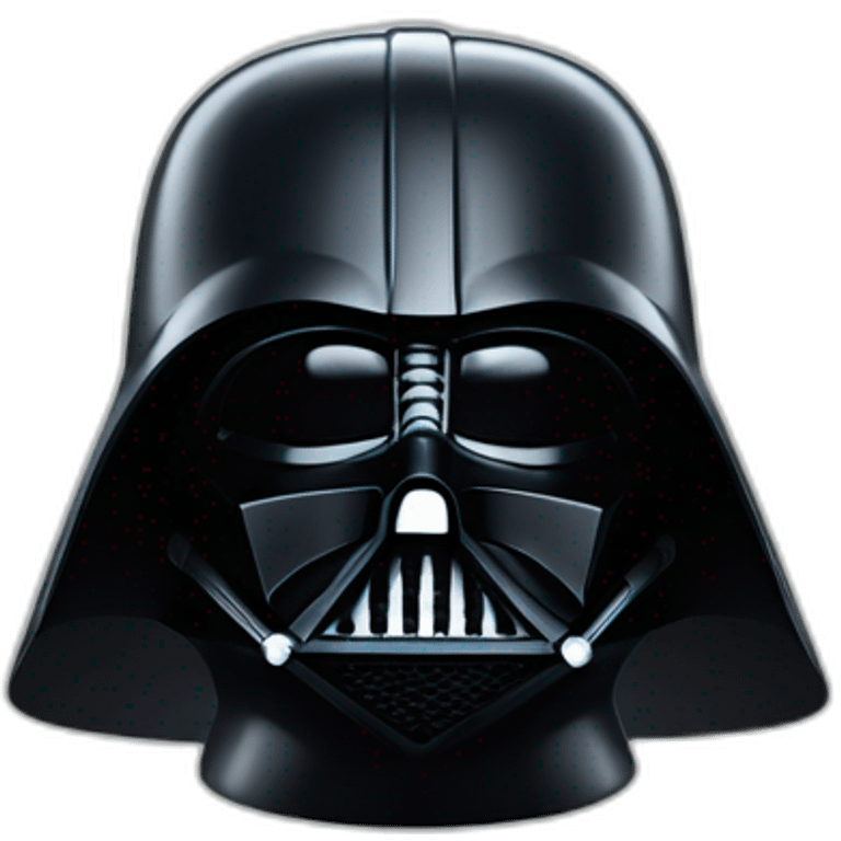 Star Wars Darth vader helmet emoji