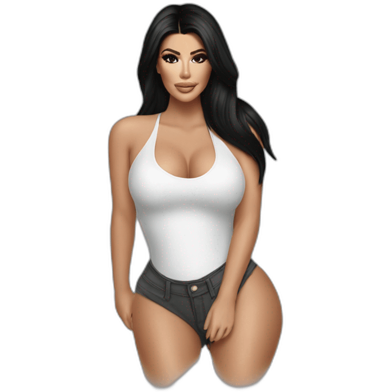 Kardashian magazine photoshoot emoji