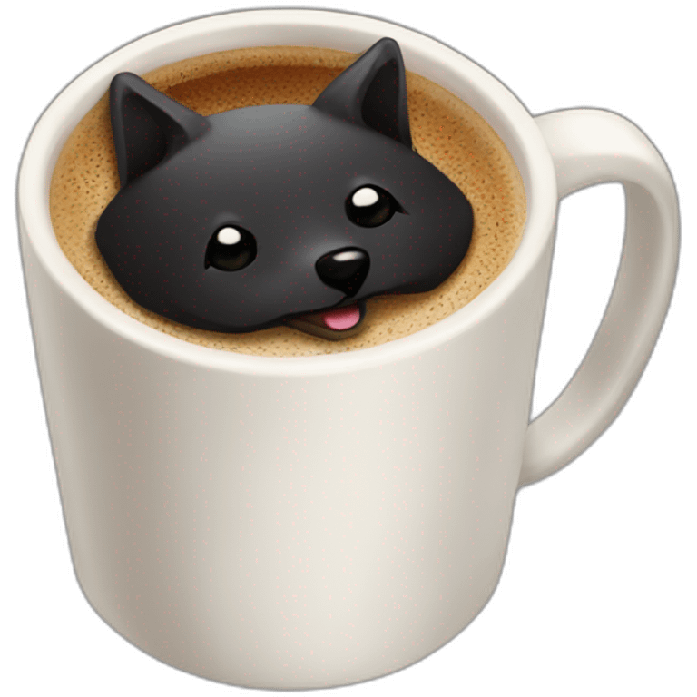 black fox coffee emoji