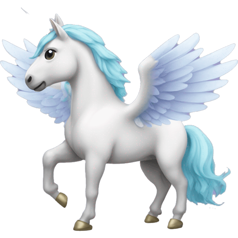 Winged unicorn emoji