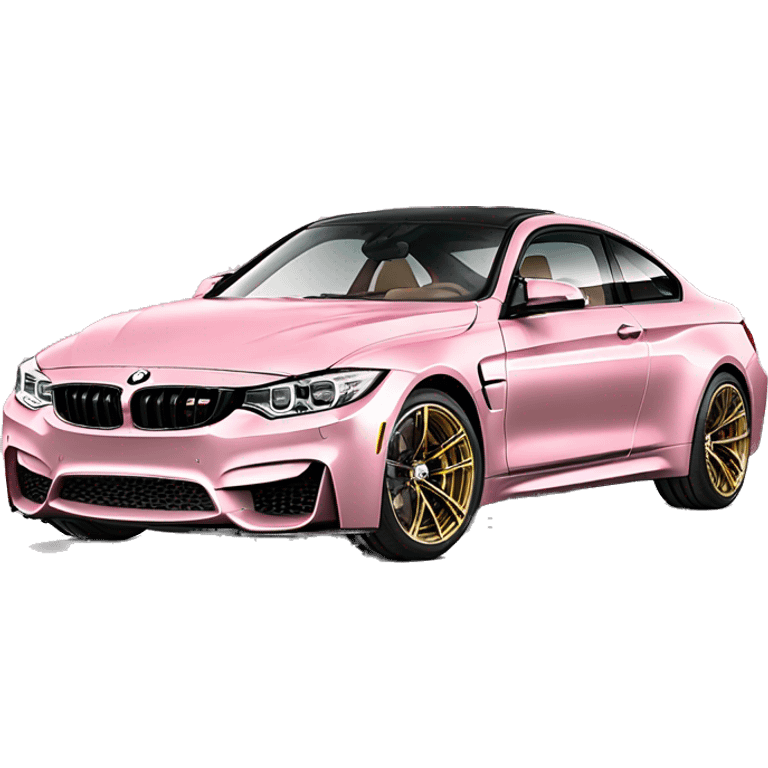 Pastel Pink 2019 BMW M4 emoji