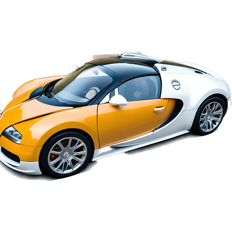 Bugatti Veyron side angle emoji