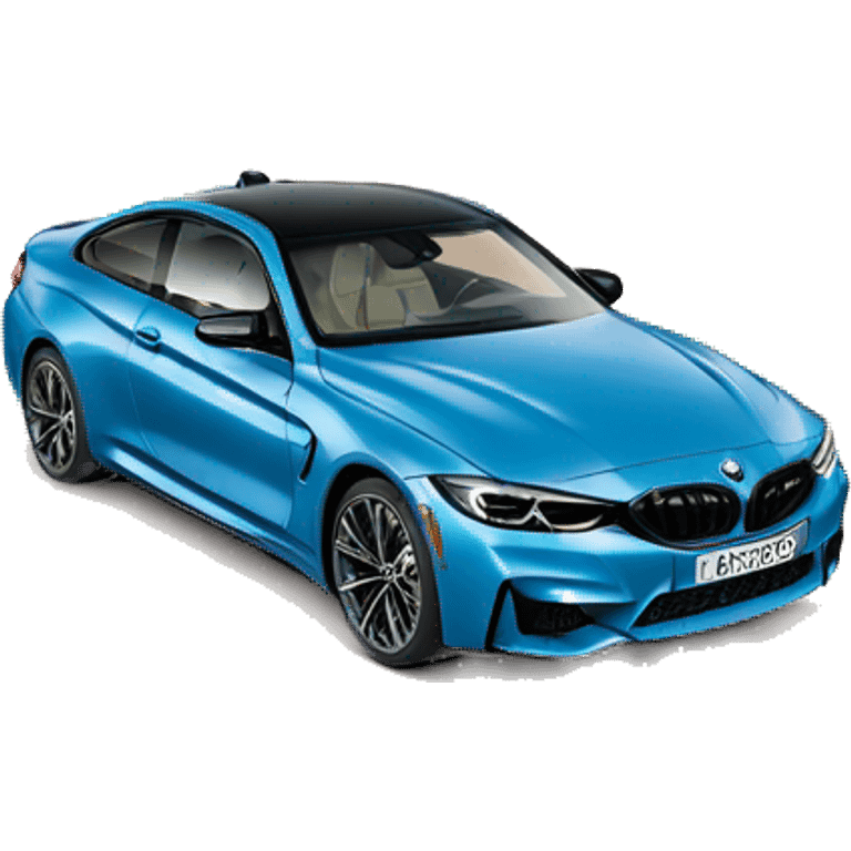 Blue BMW m440i emoji