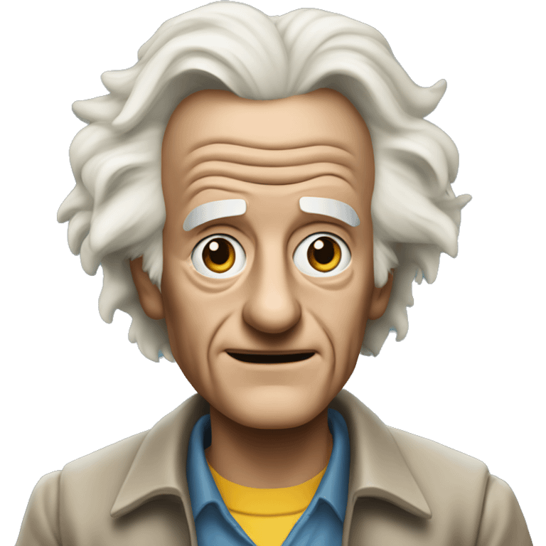 emmett brown back to the future emoji