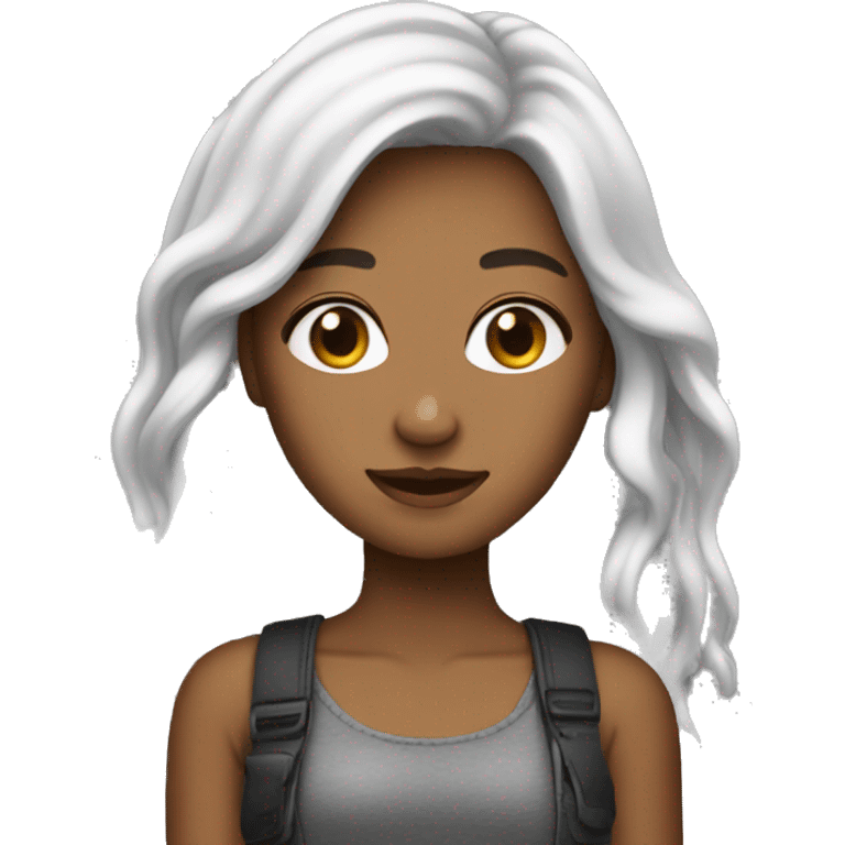 create an emoji of a girl that is popstar, actor, adventurous emoji