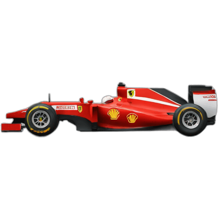 F1 ferrari lateral view emoji