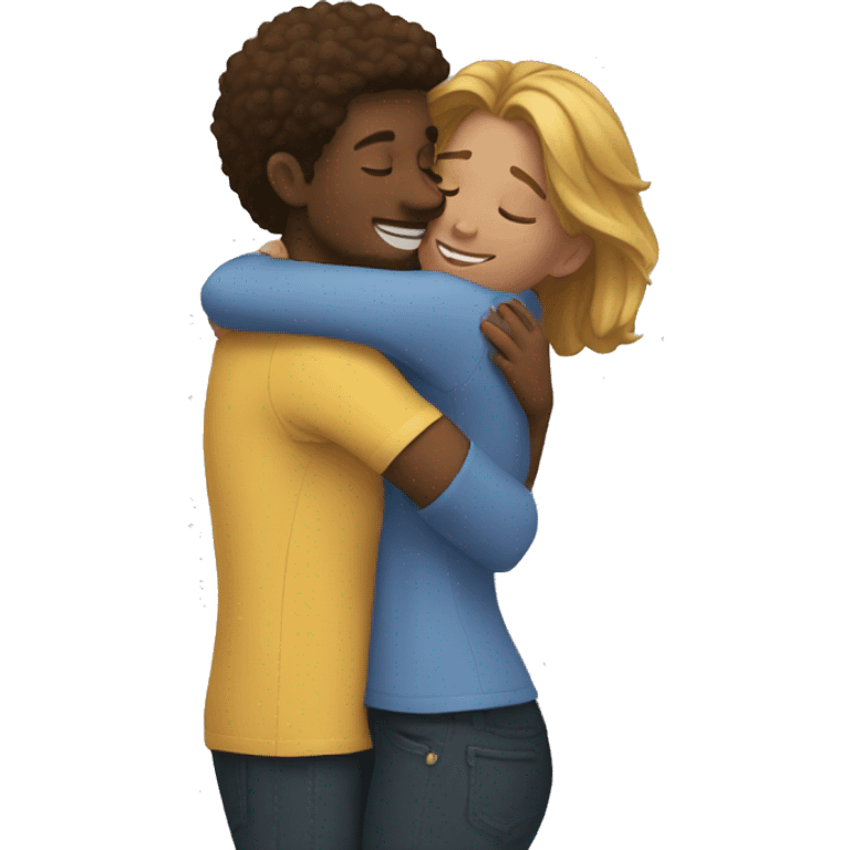 Hug relationship emoji