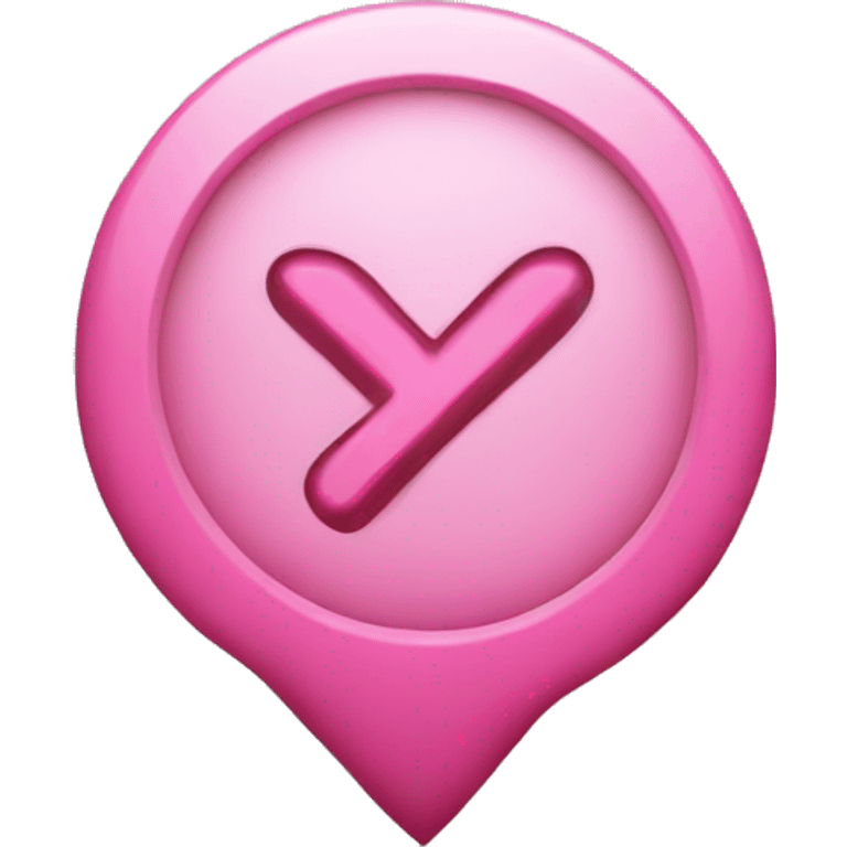 Pink Checkmark emoji