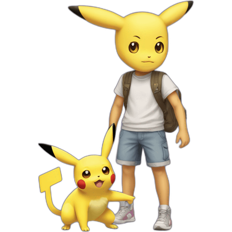 Pikachu et mewtwo emoji