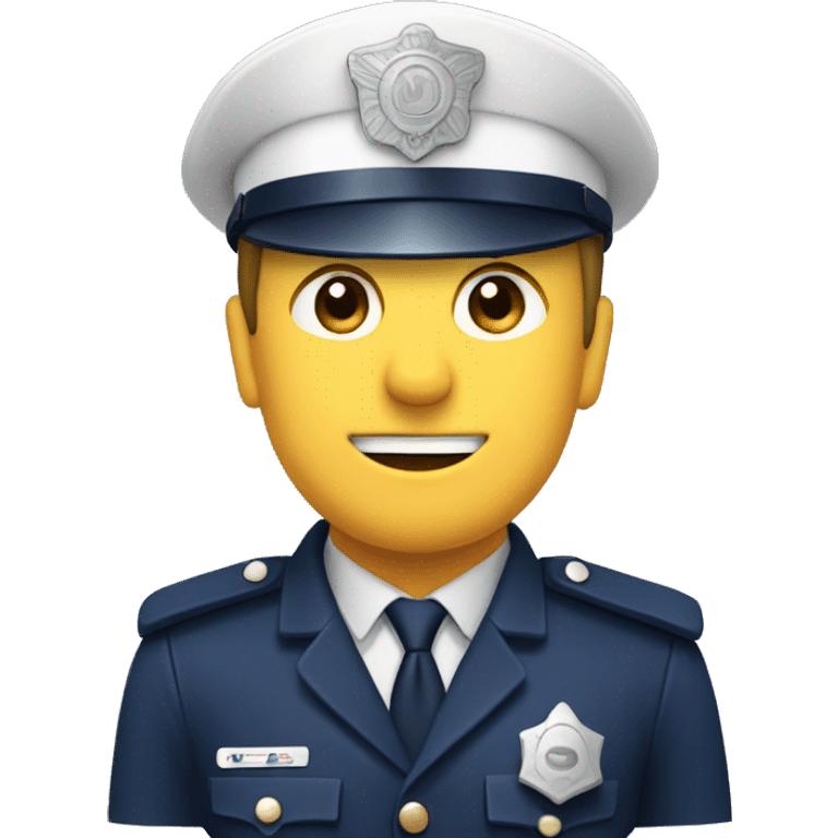 a policeman with the jira software logo as it's head emoji