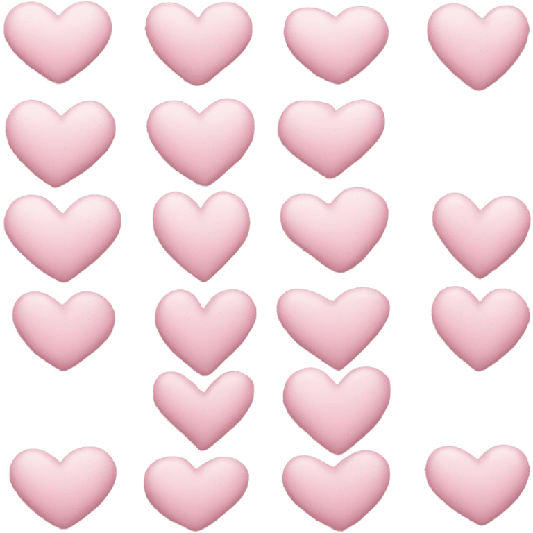 Really light pink heart emoji