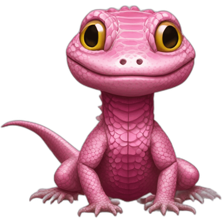 tegu lizard pink emoji