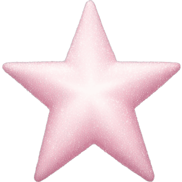 pale pink star sparkle emoji