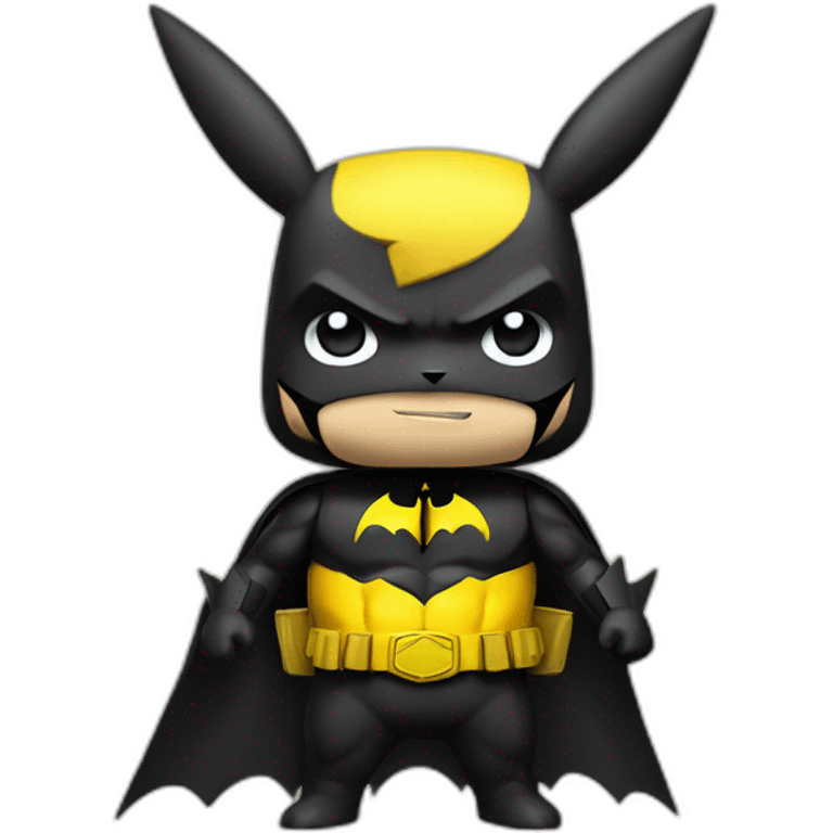 pikachu batman emoji