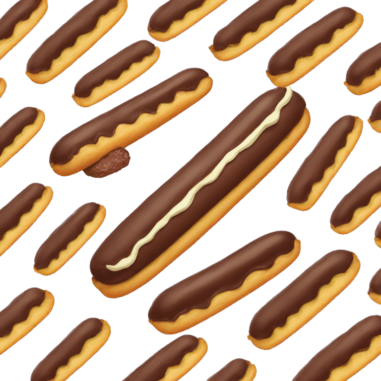 eclair  emoji