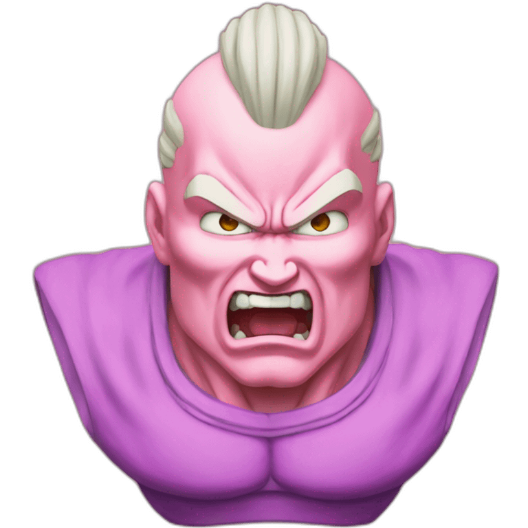 Majin Boo from dragon ball z emoji