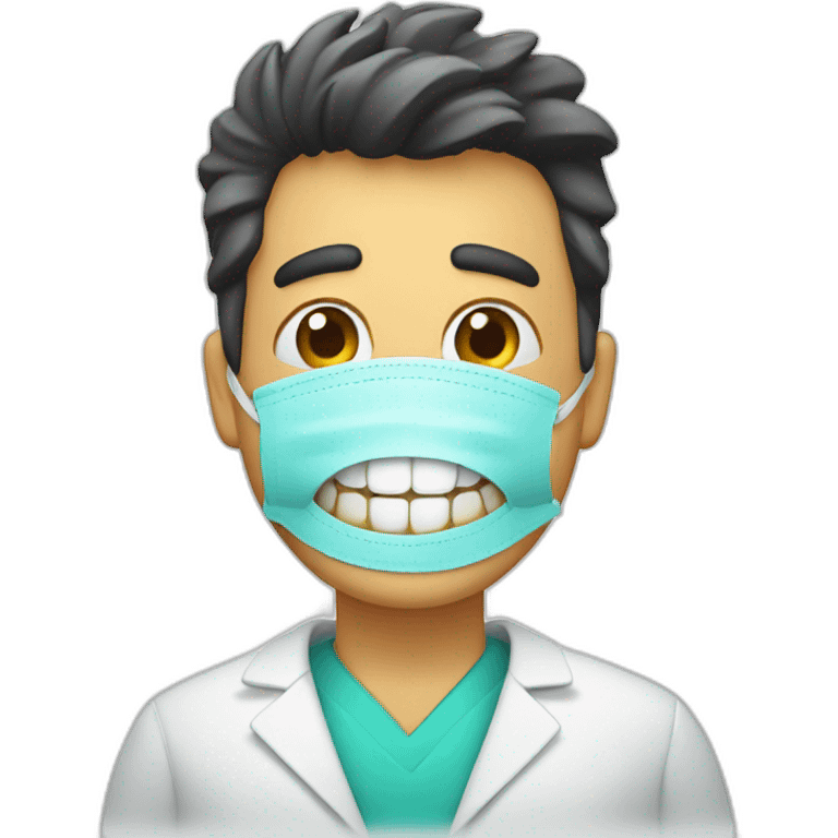 Dentista sin dientes emoji