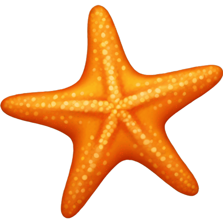 Orange starfish emoji