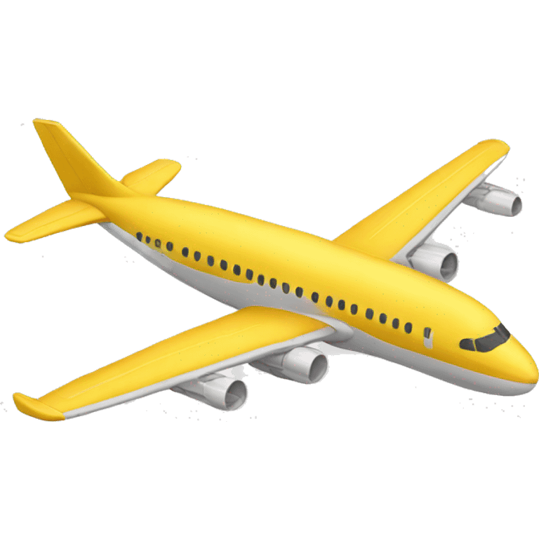 yellow airplane emoji