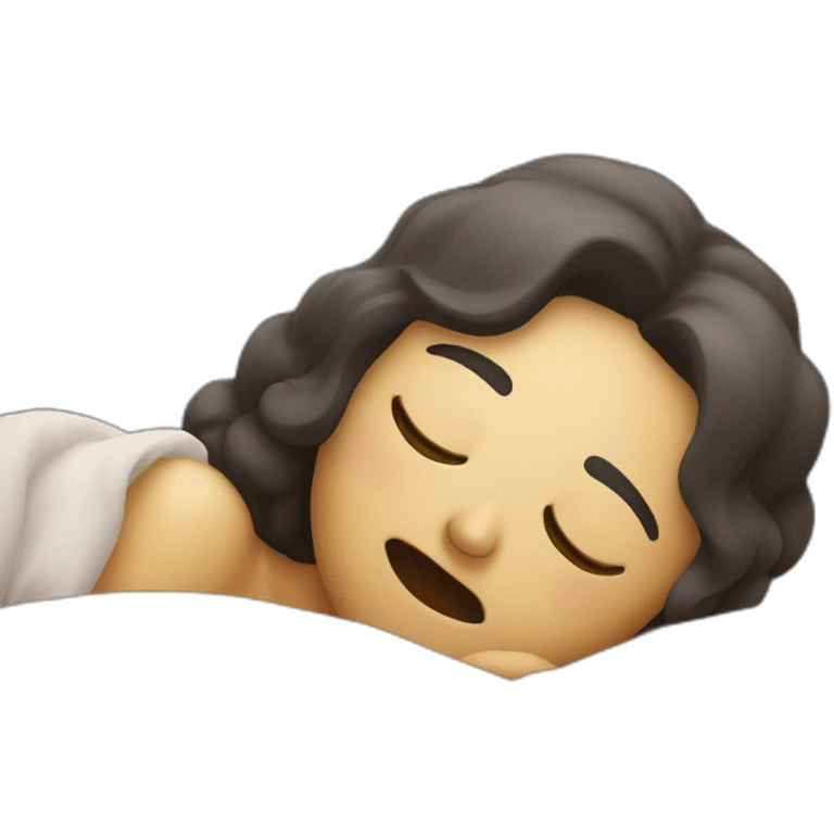 sleeping with one eye open emoji